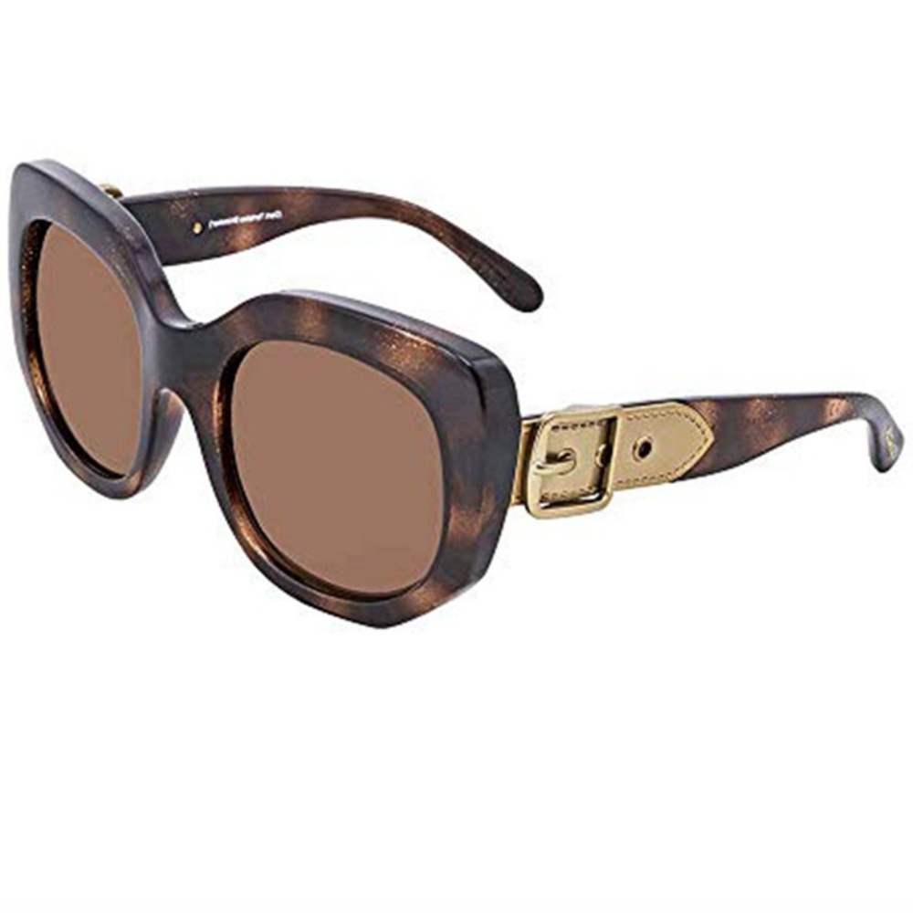 Coach Sunglasses Glitter with Pale Gold Belt Arms